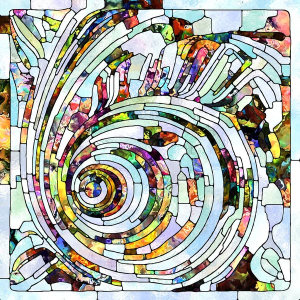 Iglesia Vidrio Naturaleza Serie Composición Fondo Abstracta Colores Texturas Patrón — Foto de Stock