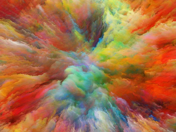 Série Color Explosion Conception Fond Peinture Fractale Texture Riche Sujet — Photo