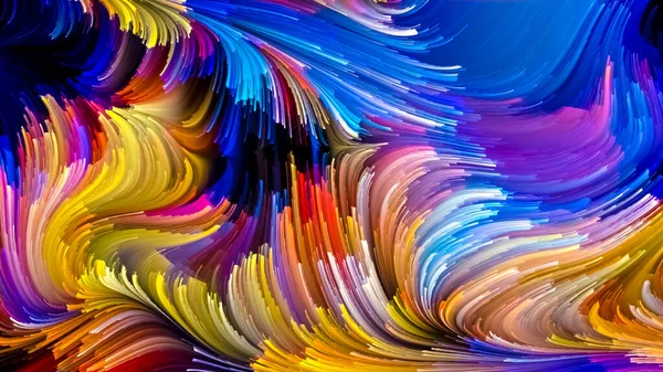 Série Color Motion Composition Fond Motif Peinture Liquide Sur Sujet — Photo