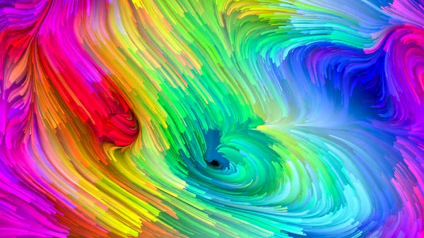 Kolor Ruchu Serii Układ Ciekły Wzór Farby Temat Projektowania Kreatywności — Zdjęcie stockowe