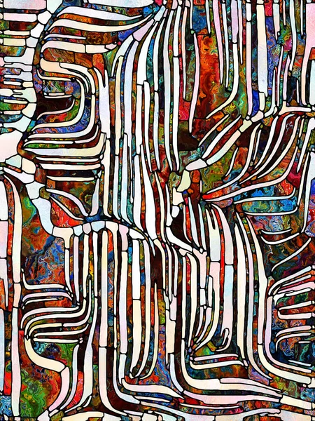 Спектральная Текстура Серия Unity Stained Glass Художественная Абстракция Состоящая Образца — стоковое фото