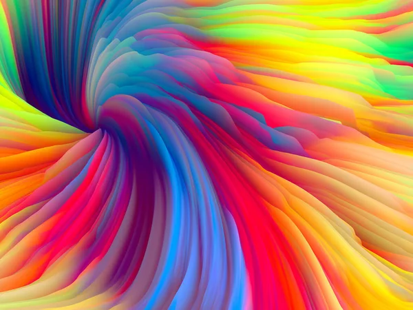 Serie Tormenta Color Representación Espuma Colorida Abstracta Para Servir Como — Foto de Stock