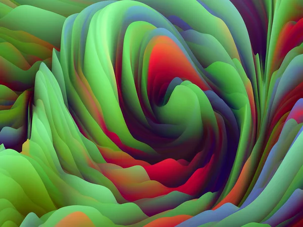 Геометрія Випадковості Серія Вимірювальних Хвиль Креативне Розташування Кольорової Текстури Відтворення — стокове фото