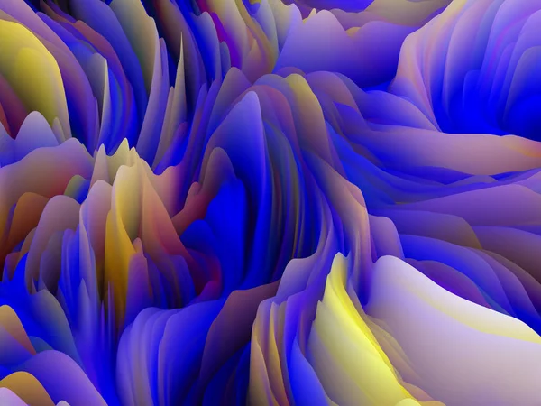Tessuto Sines Serie Onde Dimensionali Disposizione Della Texture Colore Vorticoso — Foto Stock