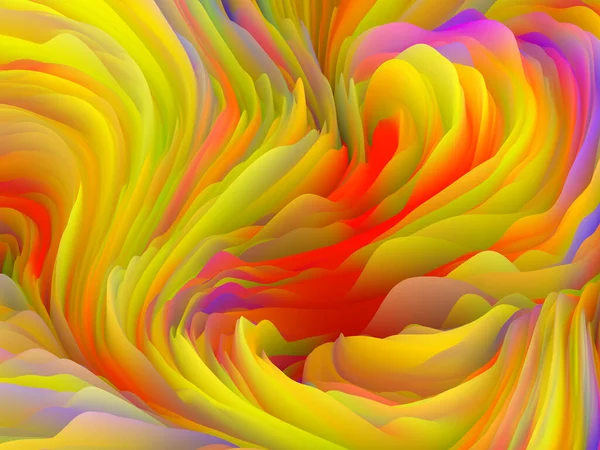 Matemáticas Táctiles Serie Dimensional Wave Diseño Compuesto Por Textura Color — Foto de Stock