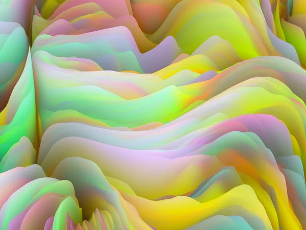 Χαοτική Επιφάνεια Σειρές Κυμάτων Διαστάσεων Backdrop Σχεδιασμό Του Στροβιλισμού Χρώμα — Φωτογραφία Αρχείου