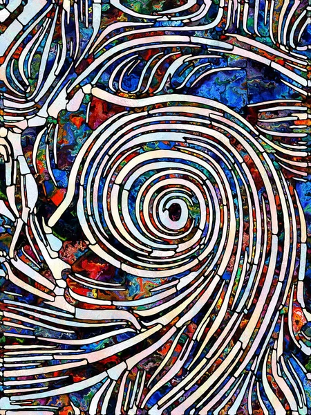 Сломанный Свет Серия Unity Stained Glass Фон Состоящий Фрагментов Цвета — стоковое фото
