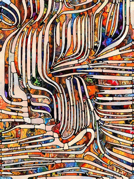 Осколки Радуги Серия Unity Stained Glass Фон Состоящий Образца Цветовых — стоковое фото