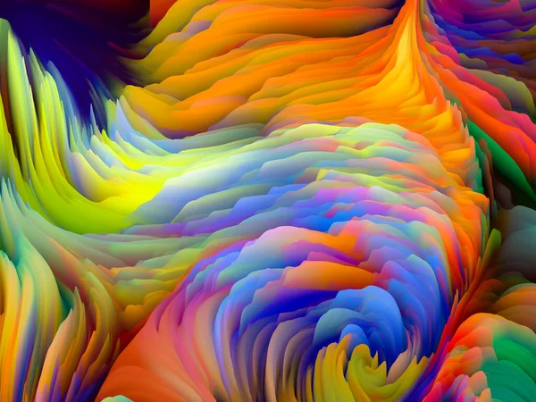 Tela Sines Serie Dimensional Wave Diseño Telón Fondo Swirling Color — Foto de Stock