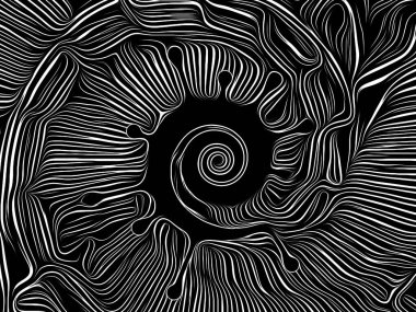 Viral Parçacık Serisi. Küresel salgının dramatik boyutları üzerine soyut koronavirüs sembolü.