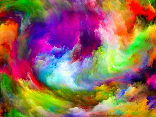 Abstract Color Series Abstract Design Made Colorful Paint Motion Canvas — Stock Photo, Image