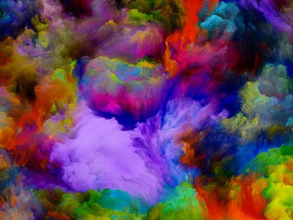 Paint Dynamic Color Dream Series Visually Pleasing Composition Gradients Spectral — Stock Photo, Image