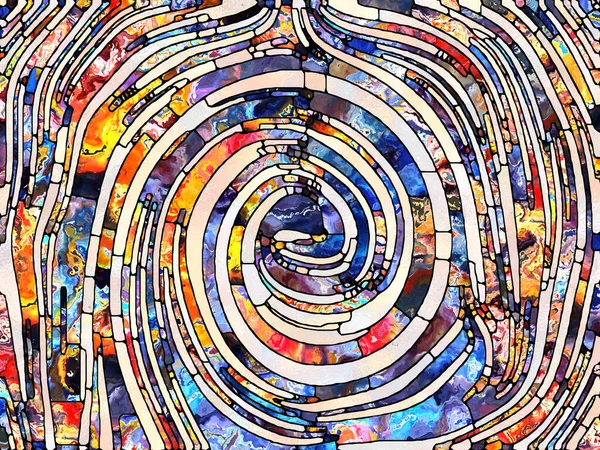Regnbågsskärvor Enheten Färgade Glas Serien Sammansättning Mönster Färg Och Textur — Stockfoto