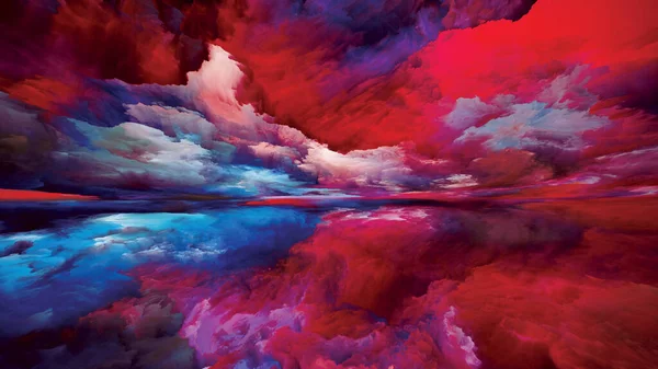 Vistas Color Escapar Serie Reality Interacción Colores Texturas Surrealistas Del — Foto de Stock
