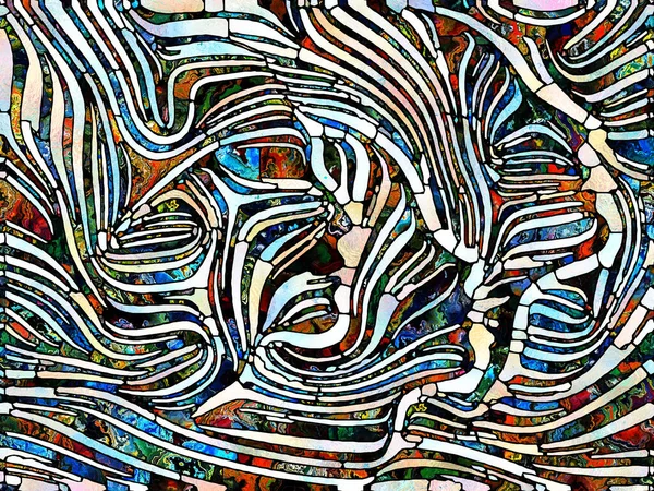 Осколки Дизайна Серия Unity Stained Glass Фон Рисунка Цветных Текстурных — стоковое фото