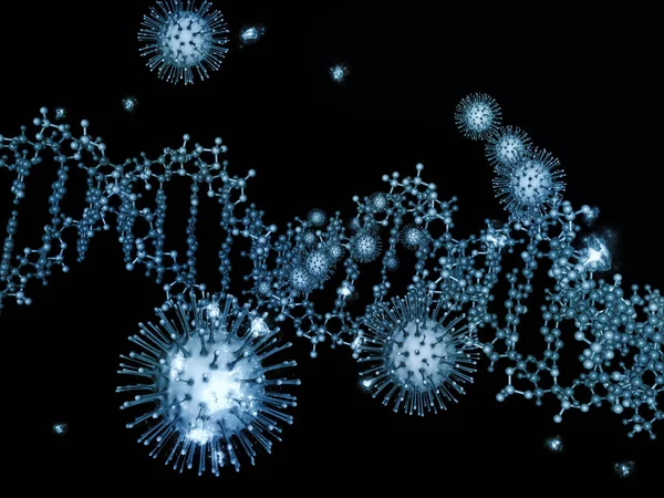 Espace Coronavirus Série Épidémies Virales Illustration Particules Coronavirus Éléments Microspatiaux — Photo