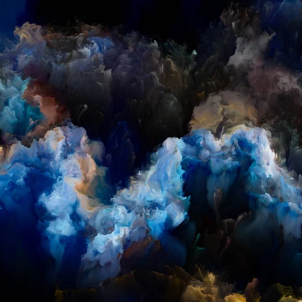 Dreams Upper Atmosphere Series Canvas Fractal Colors Subject Digital Painting — Stock Photo, Image