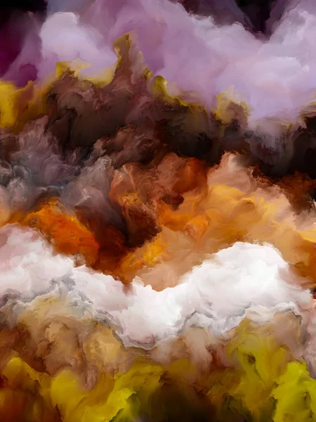 Dreams Upper Atmosphere Serie Leinwand Aus Fraktalen Farben Zum Thema — Stockfoto
