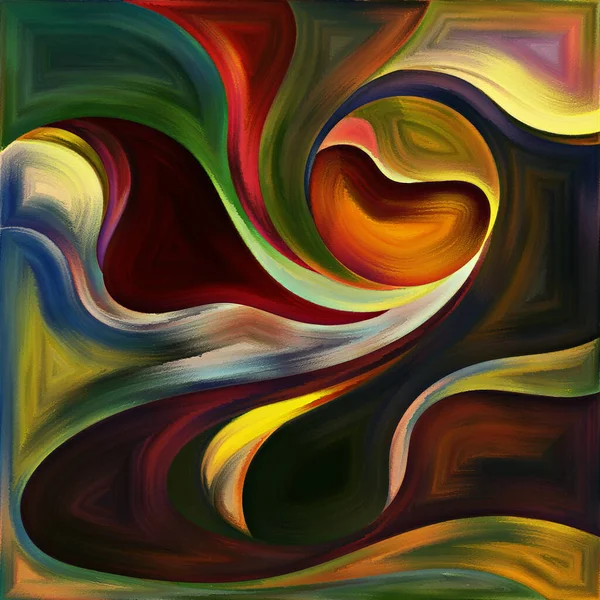 Affinity Forms Serie Abstract Achtergrond Van Kleurrijke Vormen Texturen Het — Stockfoto