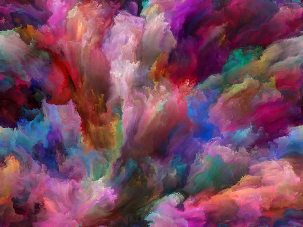 Soyut Arkaplan serisi. Sanat, yaratıcılık ve hayal gücü konularında arkaplan tasarımı ve tuval üzerinde hareket