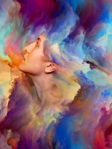 Kadınlar Dünya Serisi. Duygular, duygular, iç dünya, yaratıcılık ve hayal gücü konularında kadın portresinin etkileşimi.