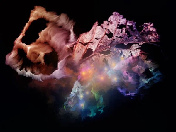 Belirsiz Gerçeklik. Organik Numara serisi. Belirsizlik, kuantum teorisi, bilim ve felsefe ile ilişkili çarpıtılmış sayıların, ışıkların ve tasarım elementlerinin bileşimi