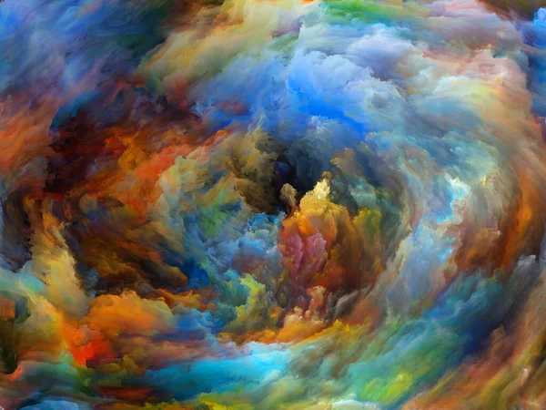 Абстрактный Фоновый Сериал Взаимодействие Цвета Движения Холсте Тему Искусства Творчества — стоковое фото