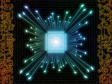 İşlemci ve bilgisayar bilimi ve modern teknoloji konularındaki soyutlamalar