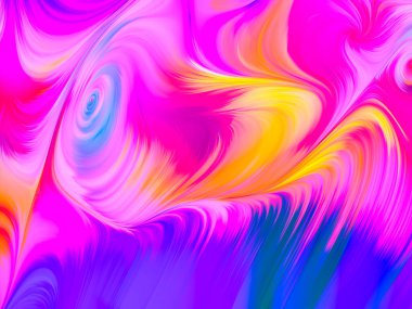 Çoklu renkli iplik deseni. Fazlalık Renkleri Serisi.