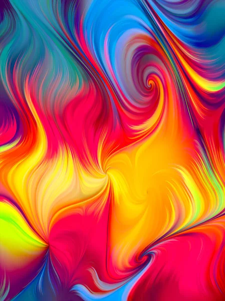 Движущийся Цвет Серия Visual Perfume Визуально Привлекательный Фон Живого Потока — стоковое фото