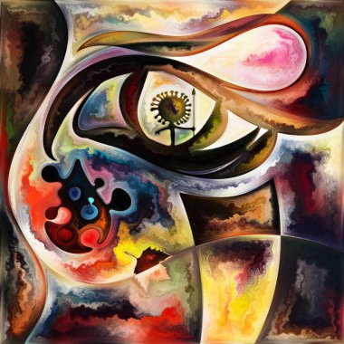 Virüs serisini girin. Enfeksiyon, ölüm, ölüm, şiir ve sanat konularındaki virüs, insan özellikleri ve doğa unsurlarının renk kompozisyonu.