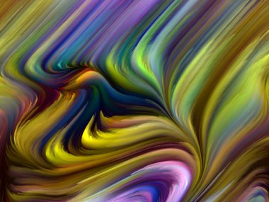 Renkli girdap serisi. Yaşam, yaratıcılık ve sanat konularında spektral liflerin, hayal gücü, uzay, bilim kurgu ve yaratıcılık konularındaki renkli hareketlerinin arka plan tasarımı