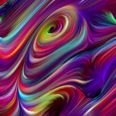 Renkli girdap serisi. Yaşam, yaratıcılık ve sanat üzerine spektral liflerin hayal gücü, uzay, bilim kurgu ve yaratıcılık üzerine tasarımları tamamlamak için arkaplan rengi hareketi