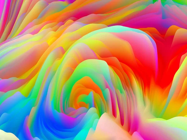 Superficie Caótica Serie Dimensional Wave Diseño Fondo Textura Color Giratorio —  Fotos de Stock