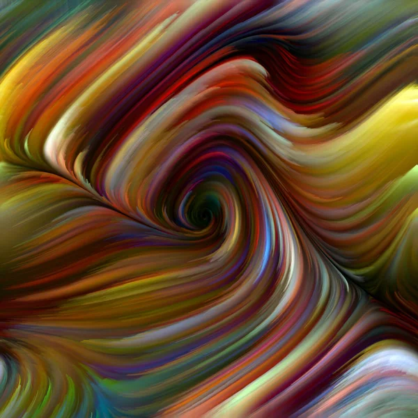 Série Color Swirl Composição Movimento Colorido Fibras Espectrais Sobre Tema — Fotografia de Stock