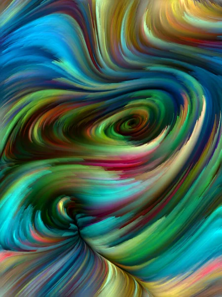 Color Swirl Serie Design Bestehend Aus Bunten Bewegungen Von Spektralfasern — Stockfoto