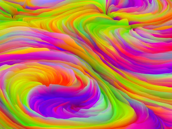 Σειρά Color Storm Εικονογράφηση Πολύχρωμα Κύματα Του Εικονικού Αφρού Για — Φωτογραφία Αρχείου