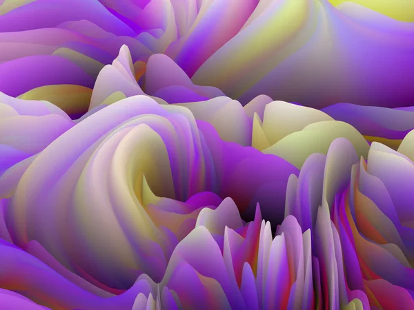 Taktische Mathematik Dimensional Wave Serie Design Aus Wirbelnder Farbtextur Darstellung — Stockfoto