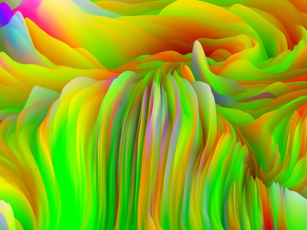 Geometrie Náhodného Série Dimensional Wave Kreativní Uspořádání Vířící Barevné Textury — Stock fotografie