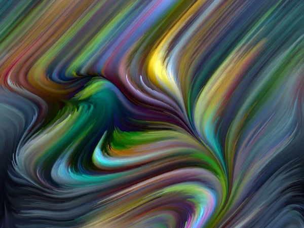 Kleur Swirl Serie Achtergrond Ontwerp Van Kleurrijke Beweging Van Spectrale — Stockfoto