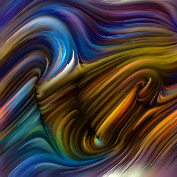 Color Swirl Serien Grafisk Sammansättning Färgglada Rörelse Spektrala Fibrer Temat — Stockfoto