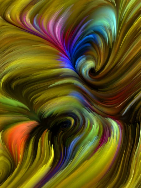 Série Color Swirl Design Feito Movimento Colorido Fibras Espectrais Sobre — Fotografia de Stock