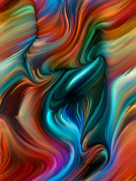 Kleur Swirl Serie Achtergrond Ontwerp Van Kleurrijke Beweging Van Spectrale — Stockfoto