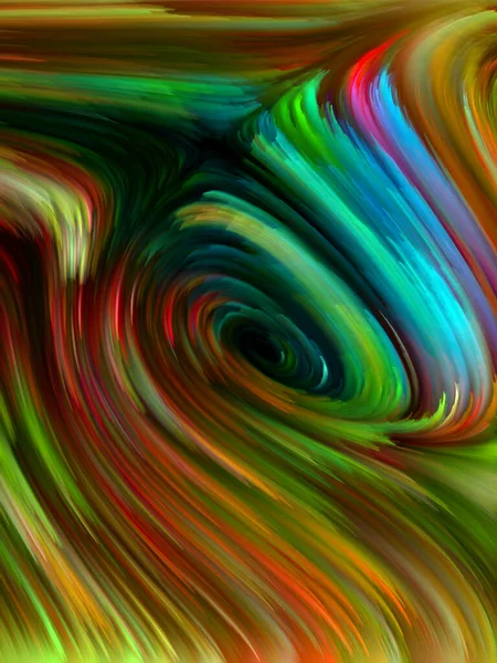 彩色漩涡系列 关于生活 创造力和艺术的光谱纤维在想象力 科幻小说和创造力项目上五彩缤纷运动的背景 — 图库照片