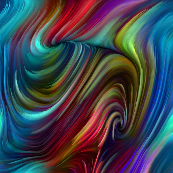 Colore Serie Turbinio Composizione Astratta Movimento Colorato Fibre Spettrali Sul — Foto Stock