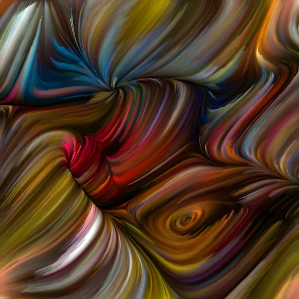 Seria Color Swirl Układ Barwnego Ruchu Włókien Spektralnych Temat Życia — Zdjęcie stockowe