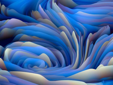 Çarpık Tints. Boyutsal Dalga serisi. Girdap Rengi Dokusunun yaratıcı düzenlemesi. Sanat, yaratıcılık ve tasarım projeleri için 3 boyutlu türbülans oluşturma