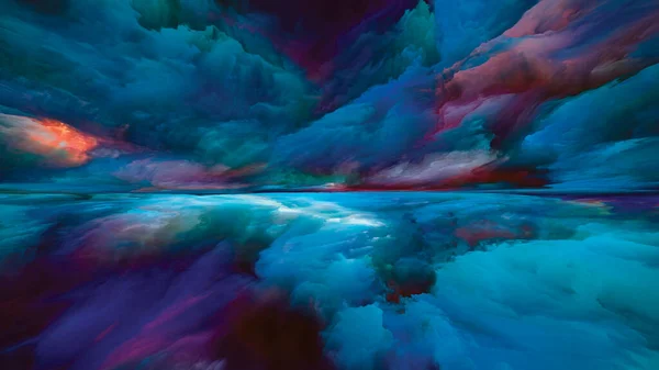 Vistas Color Escapar Serie Reality Composición Visualmente Agradable Colores Texturas — Foto de Stock