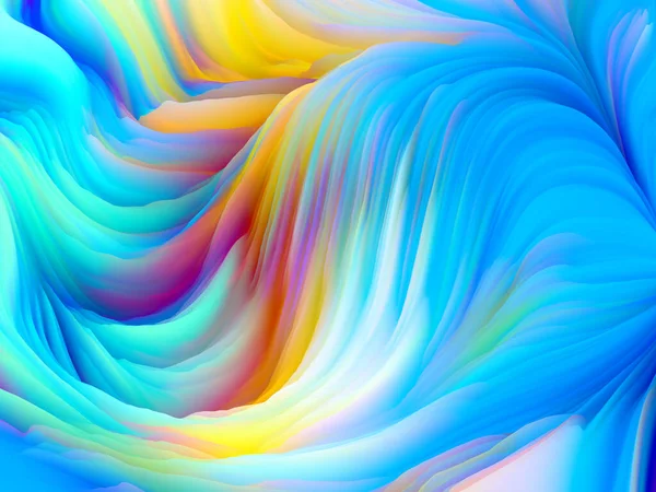 Řada Color Storm Vykreslení Pohybu Virtuální Pěny Sloužící Jako Tapeta — Stock fotografie