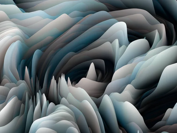 Поверхневий Поворот Серія Вимірювальних Хвиль Абстрактний Фон Зроблений Текстури Скручування — стокове фото